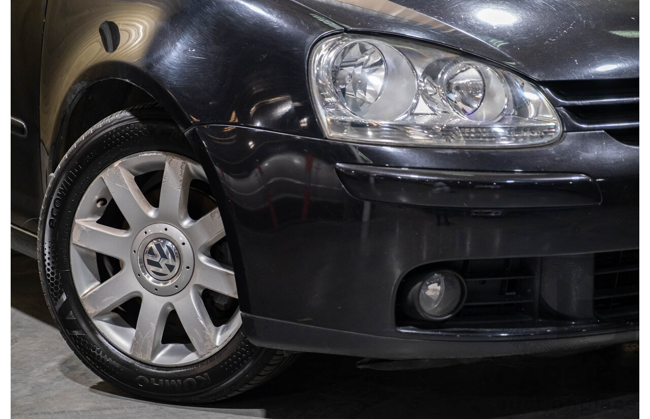 3/2006 Volkswagen Golf 2.0 FSI Sportline 1K 5d Hatchback Black 2.0L