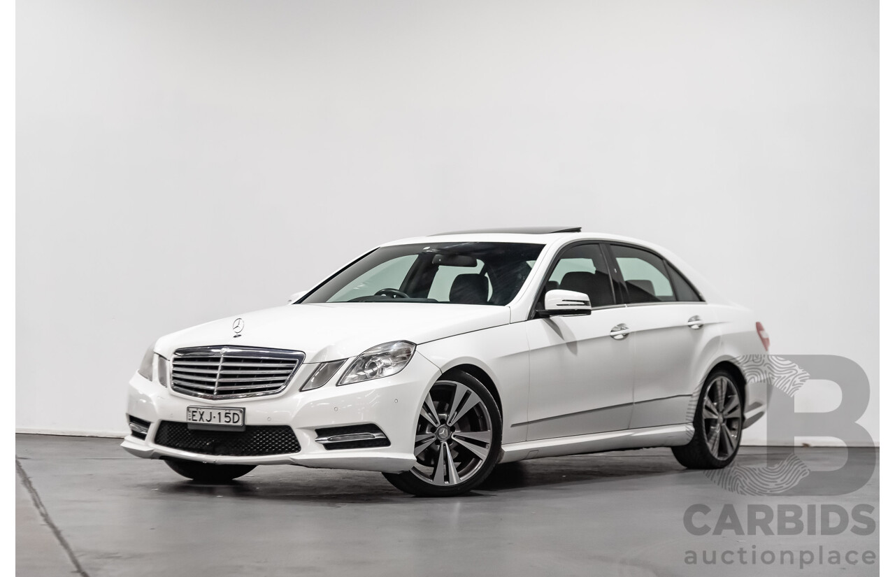 4/2013 Mercedes-Benz E200 Elegance BE 212 4d Sedan White 1.8L Turbo