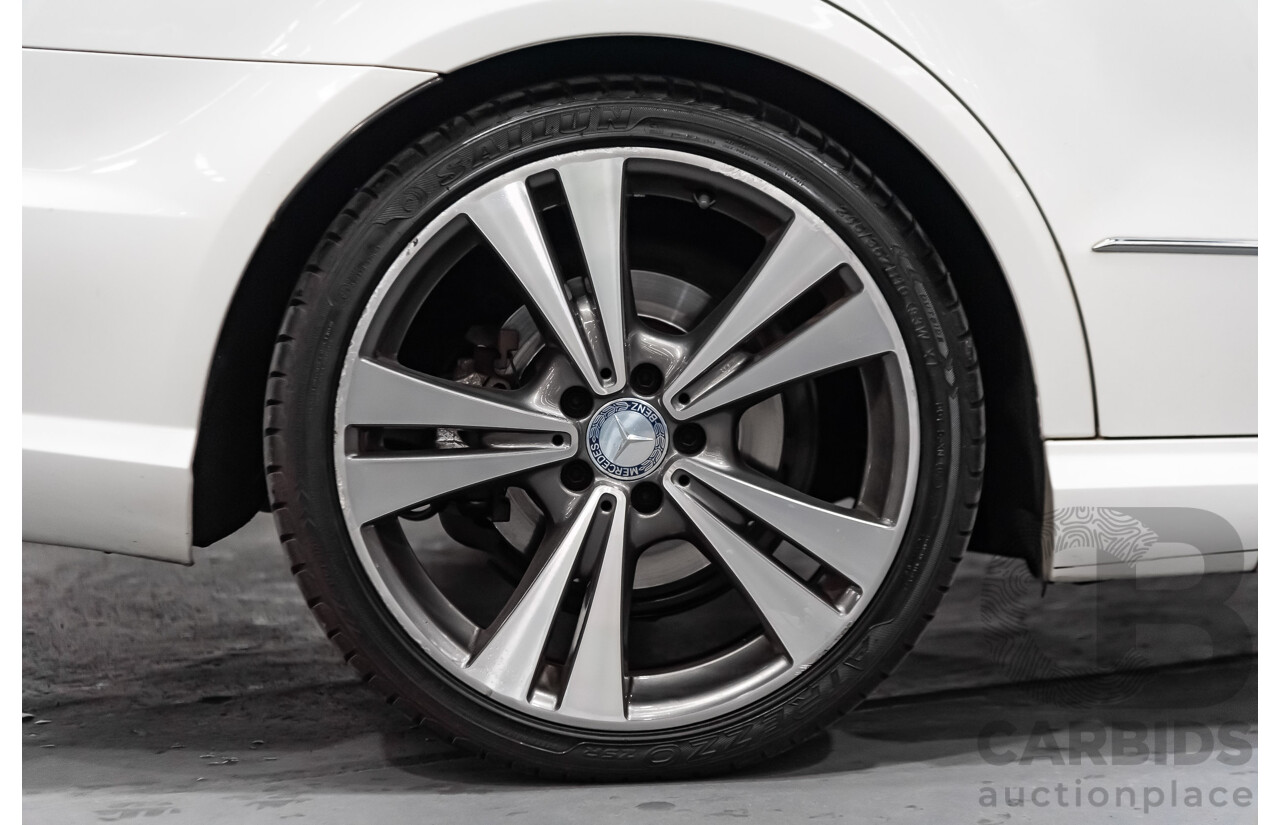 4/2013 Mercedes-Benz E200 Elegance BE 212 4d Sedan White 1.8L Turbo