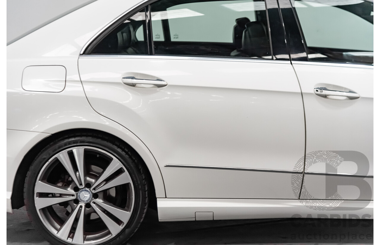 4/2013 Mercedes-Benz E200 Elegance BE 212 4d Sedan White 1.8L Turbo
