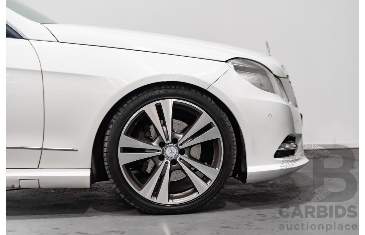 4/2013 Mercedes-Benz E200 Elegance BE 212 4d Sedan White 1.8L Turbo