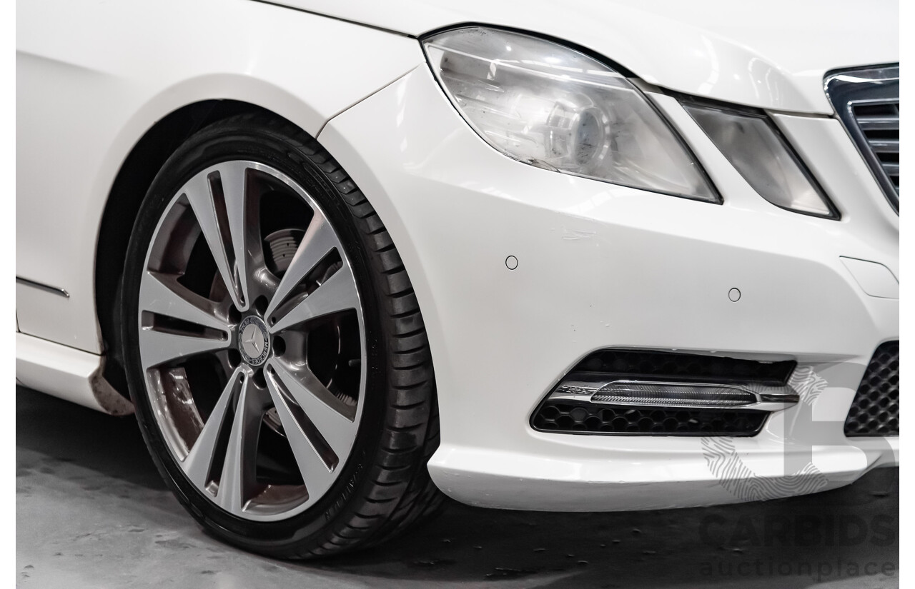 4/2013 Mercedes-Benz E200 Elegance BE 212 4d Sedan White 1.8L Turbo