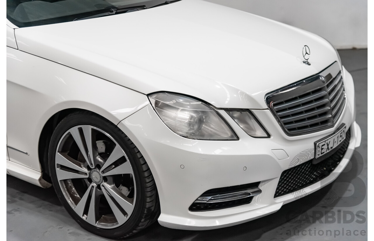 4/2013 Mercedes-Benz E200 Elegance BE 212 4d Sedan White 1.8L Turbo