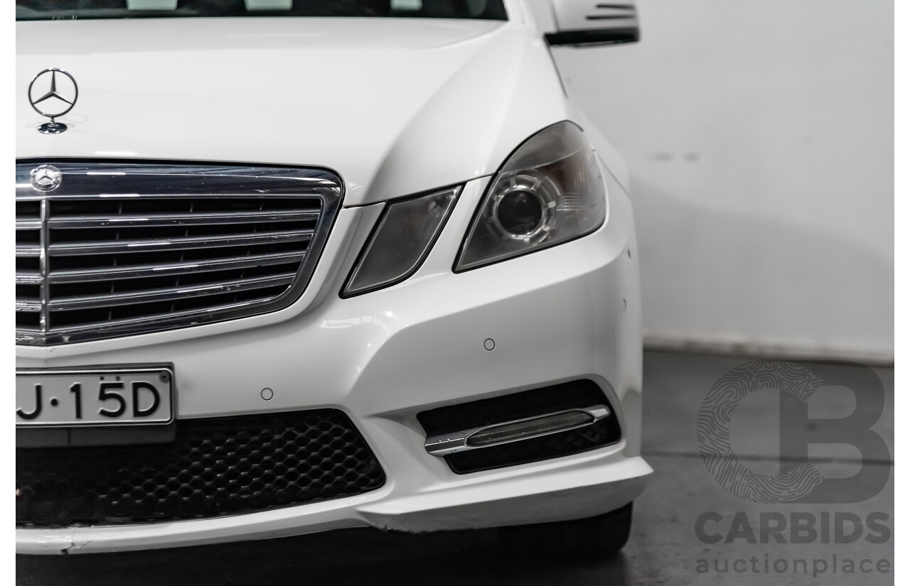 4/2013 Mercedes-Benz E200 Elegance BE 212 4d Sedan White 1.8L Turbo