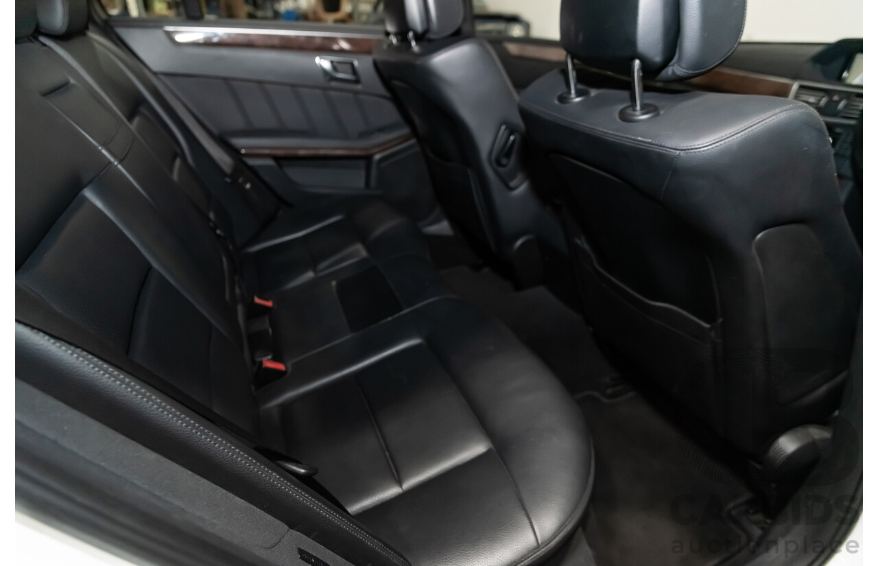 4/2013 Mercedes-Benz E200 Elegance BE 212 4d Sedan White 1.8L Turbo