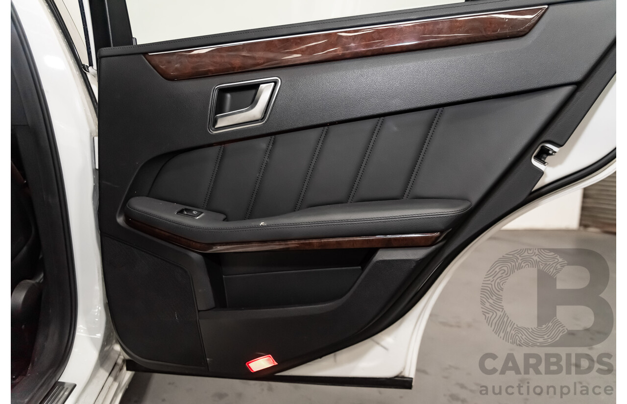 4/2013 Mercedes-Benz E200 Elegance BE 212 4d Sedan White 1.8L Turbo