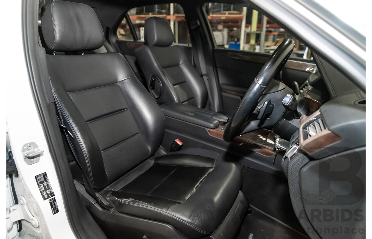 4/2013 Mercedes-Benz E200 Elegance BE 212 4d Sedan White 1.8L Turbo