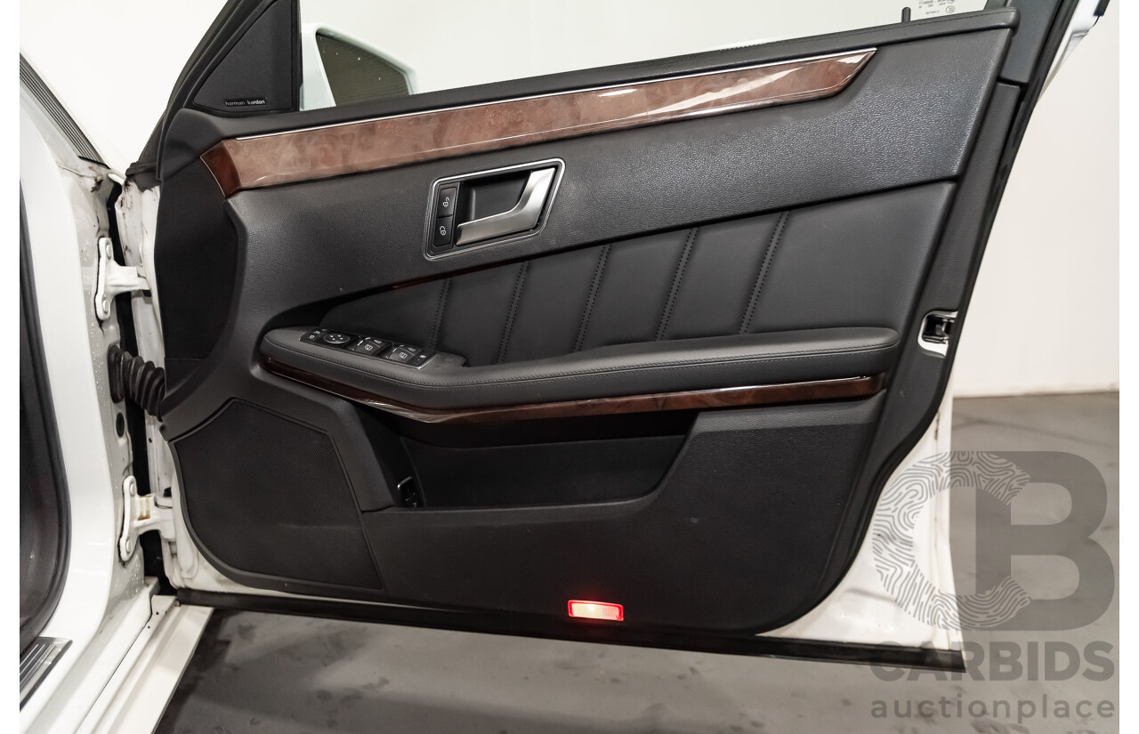 4/2013 Mercedes-Benz E200 Elegance BE 212 4d Sedan White 1.8L Turbo