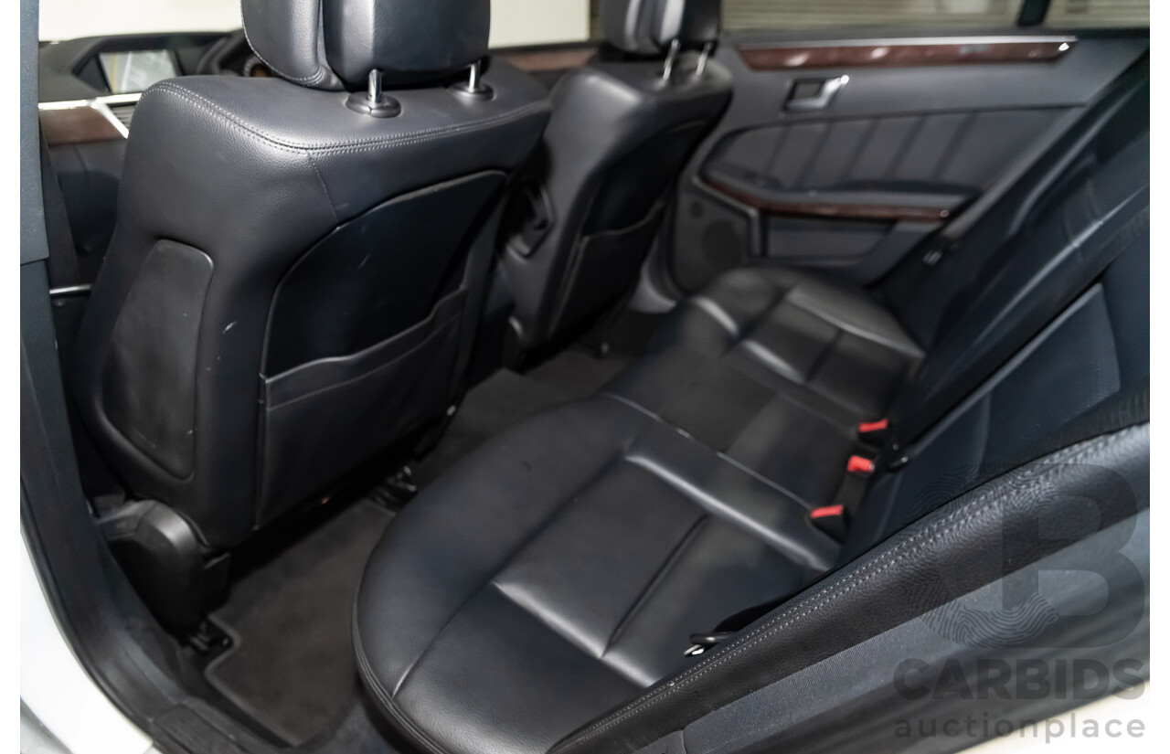 4/2013 Mercedes-Benz E200 Elegance BE 212 4d Sedan White 1.8L Turbo