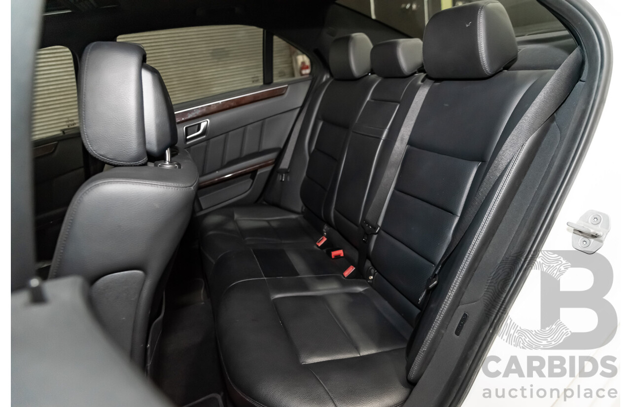 4/2013 Mercedes-Benz E200 Elegance BE 212 4d Sedan White 1.8L Turbo