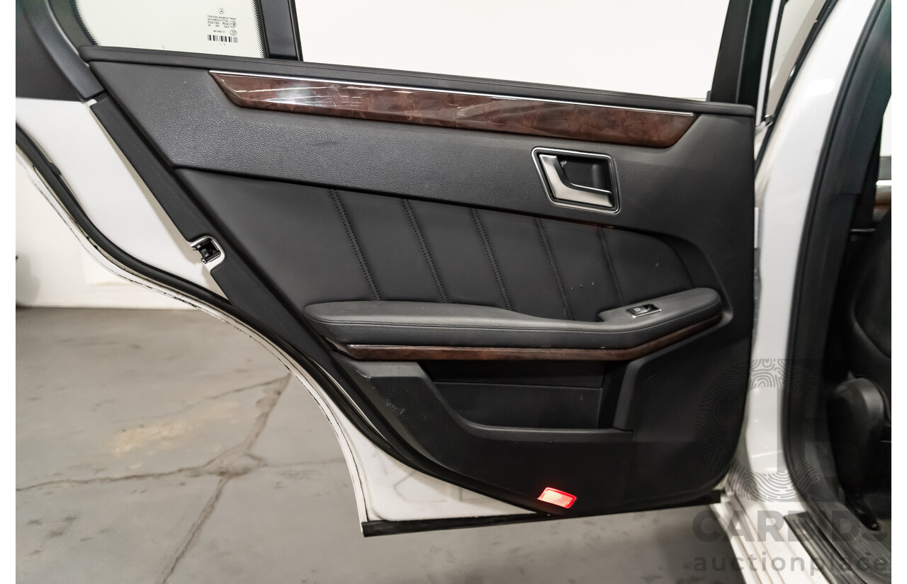 4/2013 Mercedes-Benz E200 Elegance BE 212 4d Sedan White 1.8L Turbo