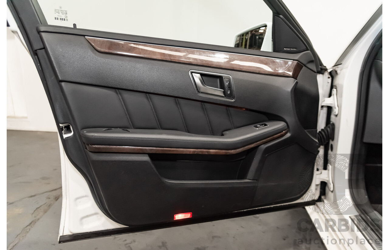 4/2013 Mercedes-Benz E200 Elegance BE 212 4d Sedan White 1.8L Turbo