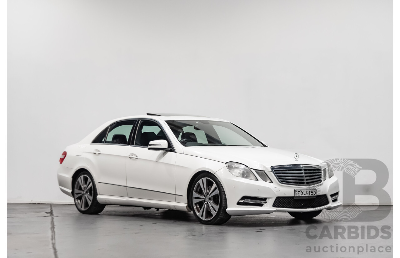 4/2013 Mercedes-Benz E200 Elegance BE 212 4d Sedan White 1.8L Turbo