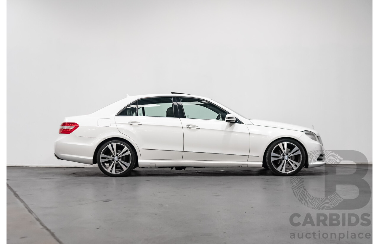 4/2013 Mercedes-Benz E200 Elegance BE 212 4d Sedan White 1.8L Turbo