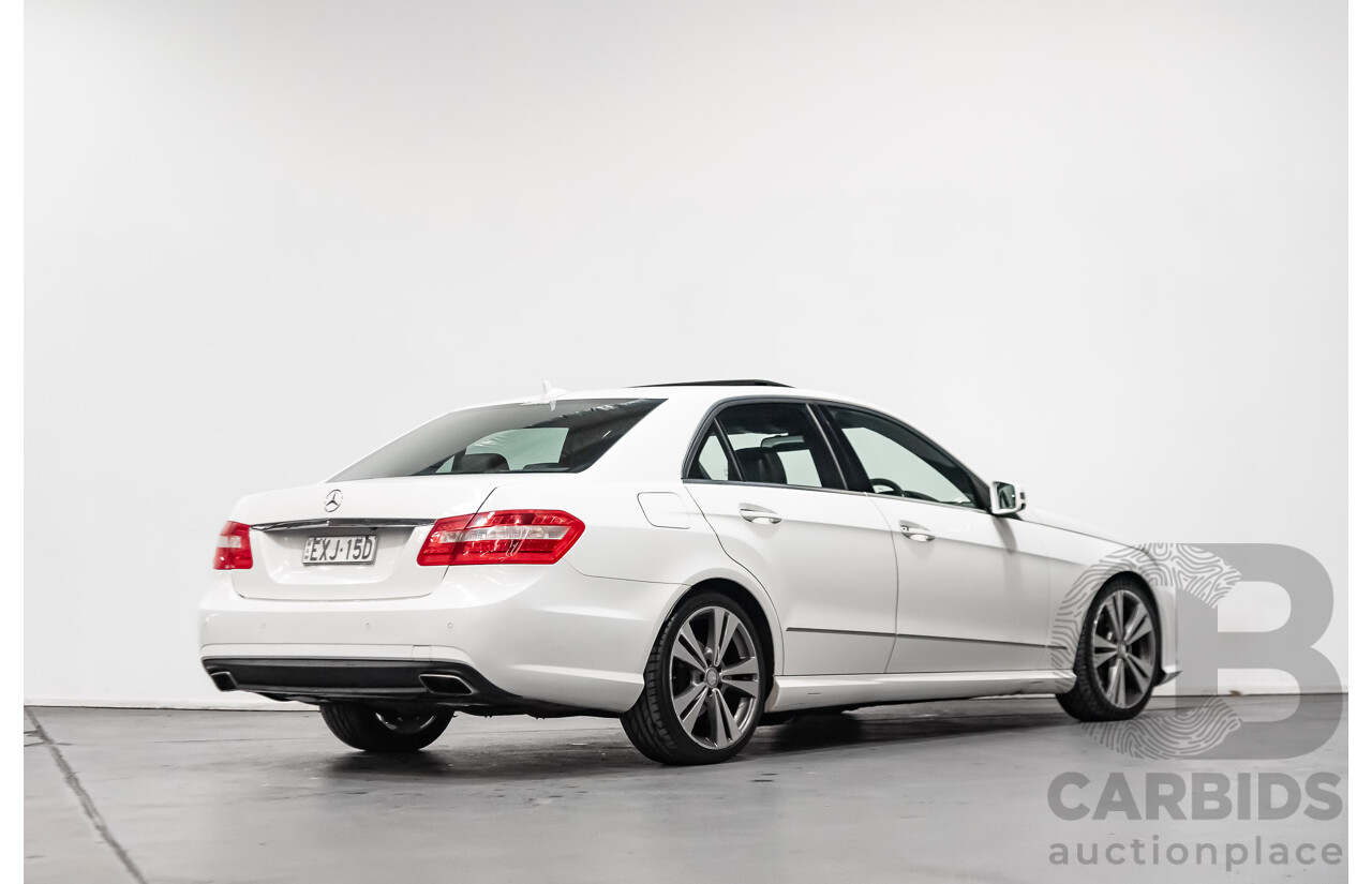 4/2013 Mercedes-Benz E200 Elegance BE 212 4d Sedan White 1.8L Turbo