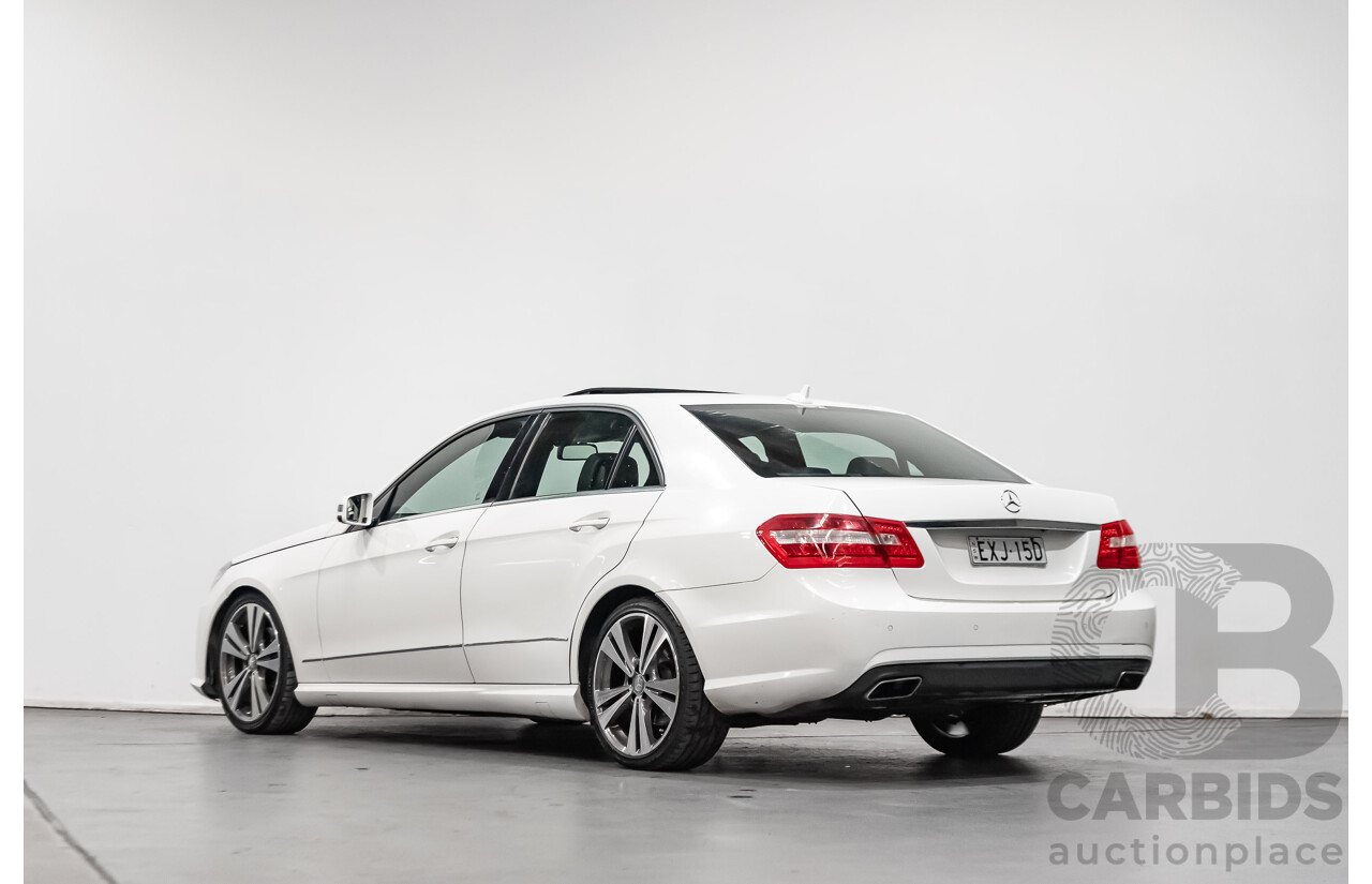 4/2013 Mercedes-Benz E200 Elegance BE 212 4d Sedan White 1.8L Turbo