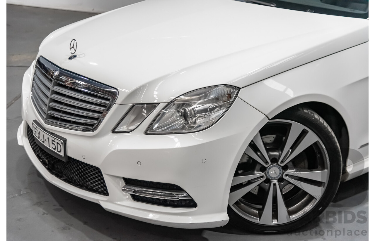 4/2013 Mercedes-Benz E200 Elegance BE 212 4d Sedan White 1.8L Turbo