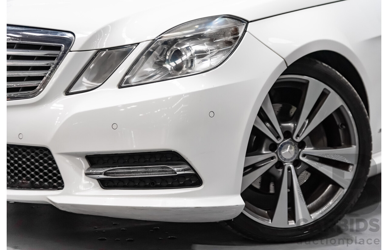 4/2013 Mercedes-Benz E200 Elegance BE 212 4d Sedan White 1.8L Turbo