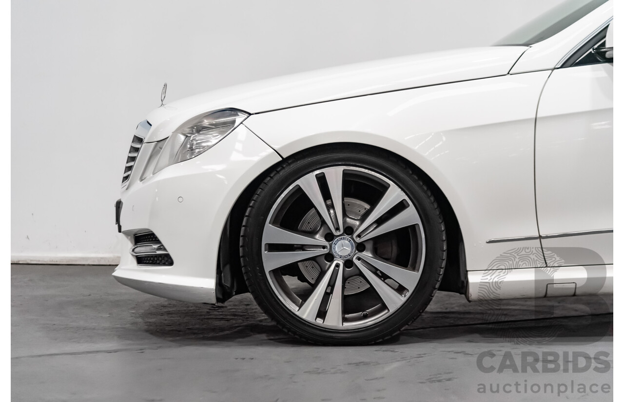 4/2013 Mercedes-Benz E200 Elegance BE 212 4d Sedan White 1.8L Turbo