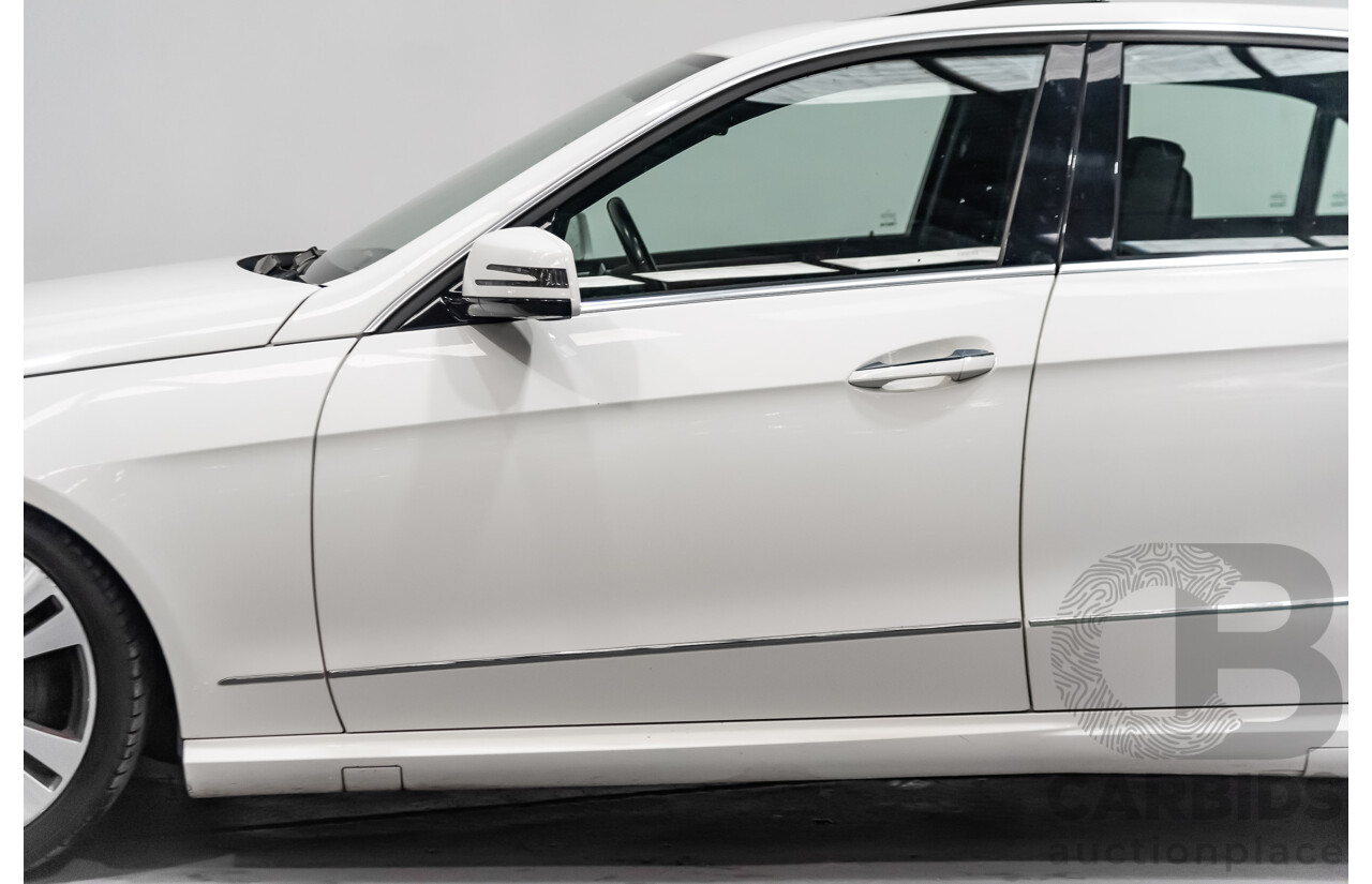 4/2013 Mercedes-Benz E200 Elegance BE 212 4d Sedan White 1.8L Turbo