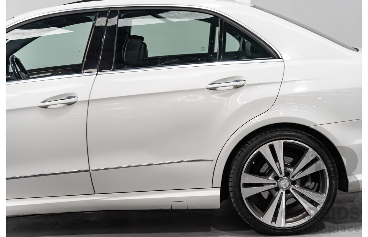 4/2013 Mercedes-Benz E200 Elegance BE 212 4d Sedan White 1.8L Turbo