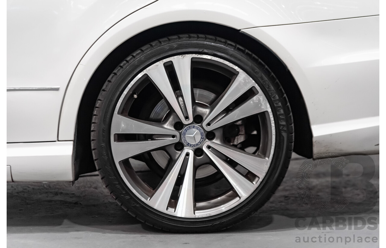 4/2013 Mercedes-Benz E200 Elegance BE 212 4d Sedan White 1.8L Turbo