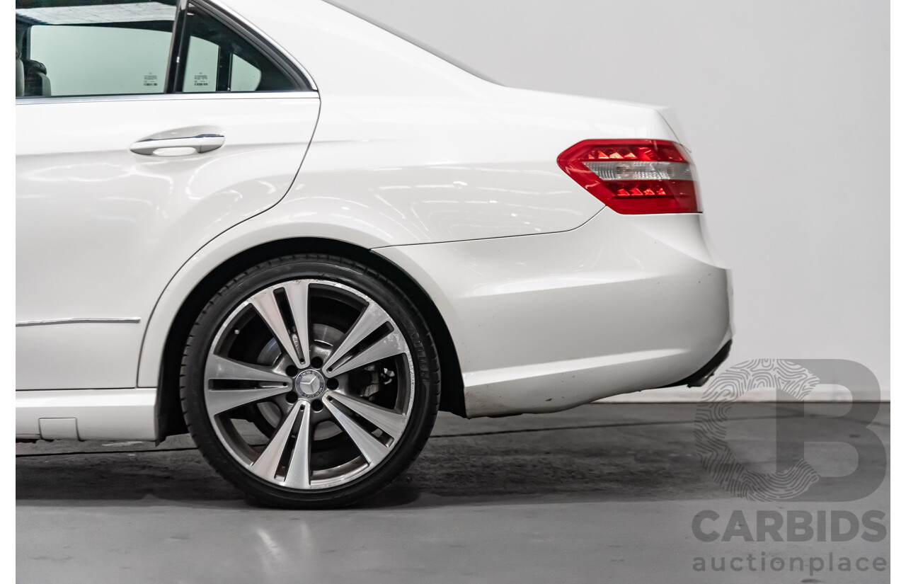 4/2013 Mercedes-Benz E200 Elegance BE 212 4d Sedan White 1.8L Turbo