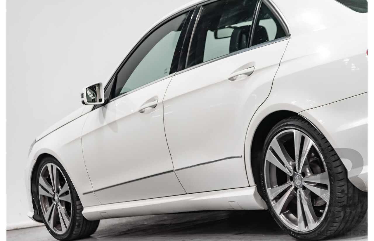 4/2013 Mercedes-Benz E200 Elegance BE 212 4d Sedan White 1.8L Turbo