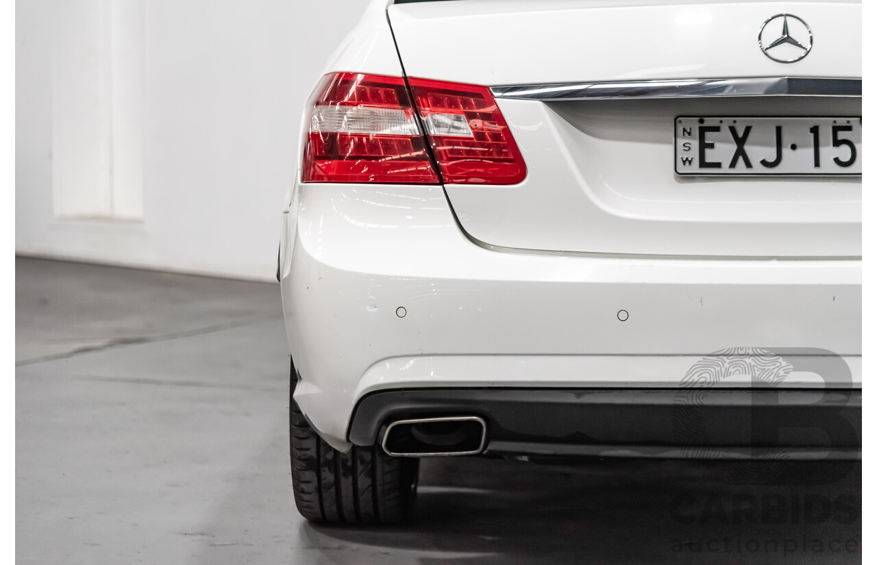 4/2013 Mercedes-Benz E200 Elegance BE 212 4d Sedan White 1.8L Turbo