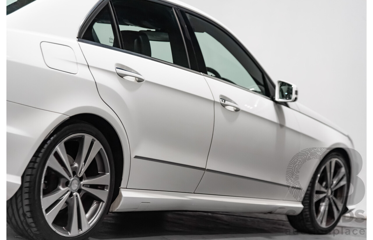 4/2013 Mercedes-Benz E200 Elegance BE 212 4d Sedan White 1.8L Turbo
