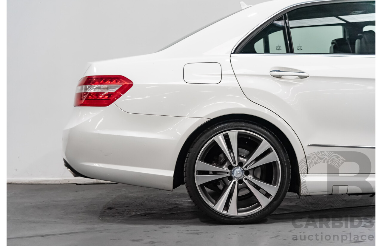 4/2013 Mercedes-Benz E200 Elegance BE 212 4d Sedan White 1.8L Turbo