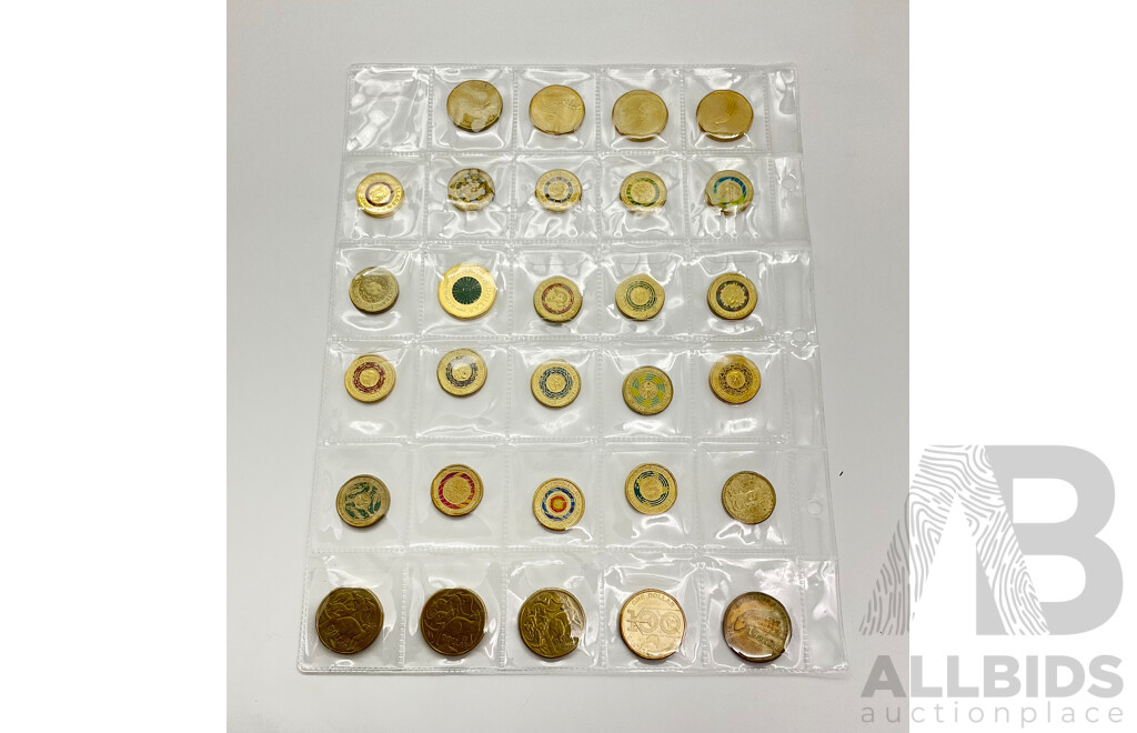 Australian Commemorative Two Dolllar Coins, 2019 Black Board, 2017 Possum Magic, 2018 Lest We Forget and One Dollar Coins 2019 Coin Hunt T, S, X, E, 2021 Donation Dollar and More