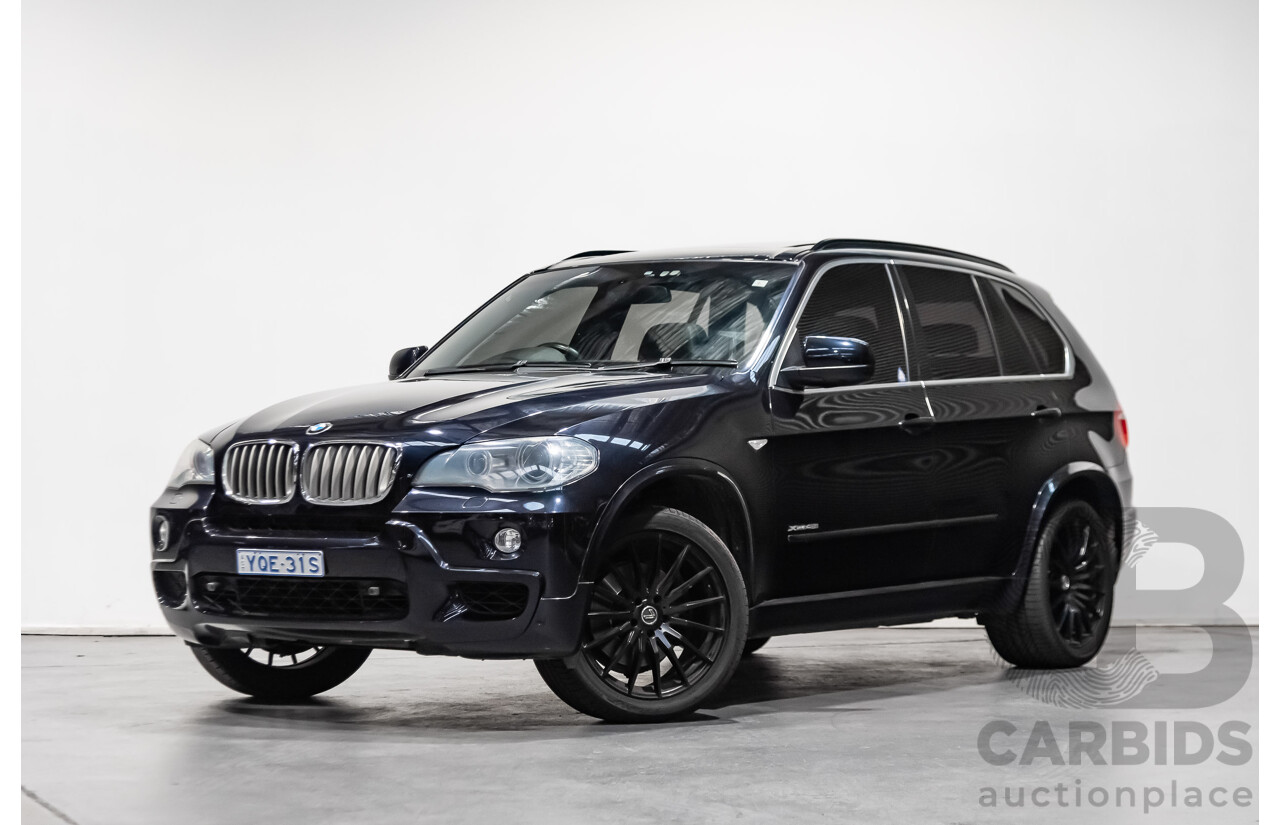 4/2010 Bmw X5 Xdrive 48i E70 MY09 4d Wagon Blue 4.8L V8