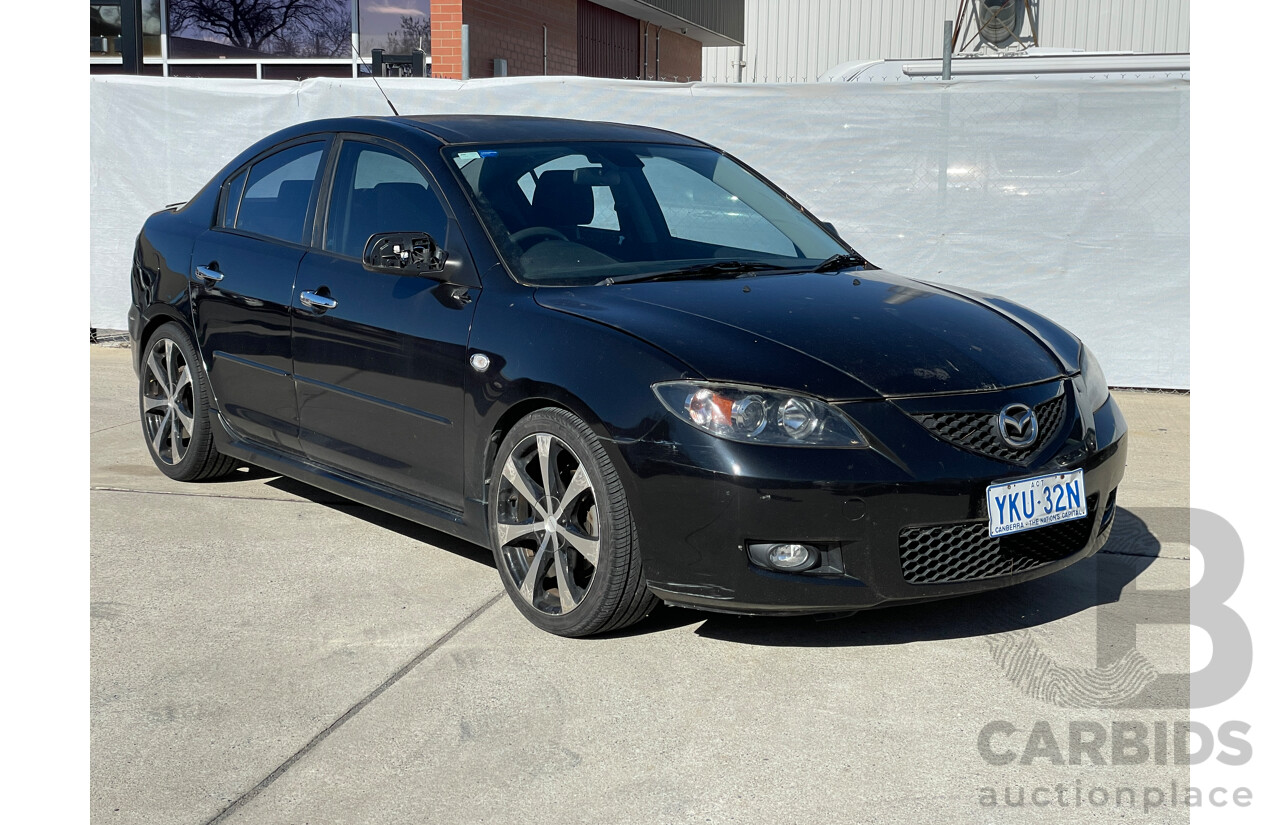 2/2008 Mazda Mazda3 MAXX Sport BK MY08 4d Sedan Black 2.0L