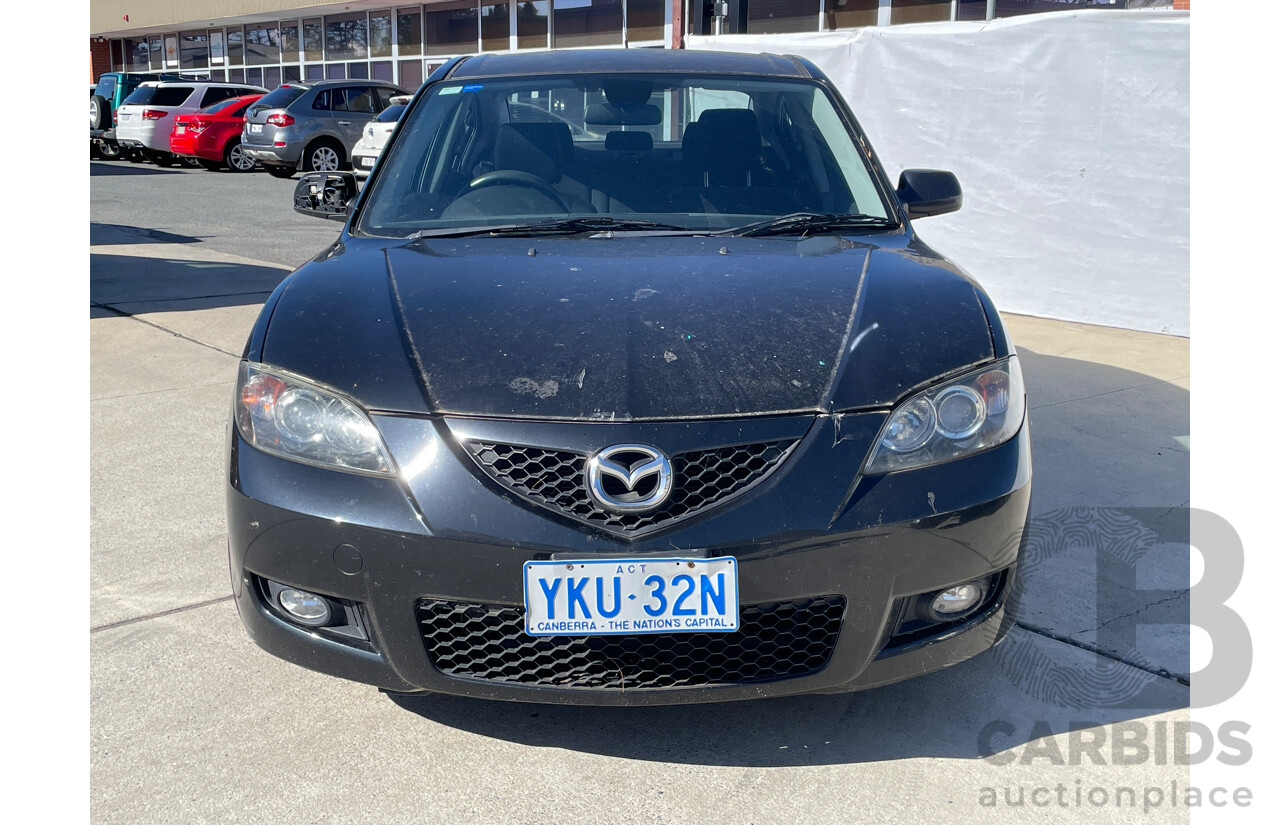 2/2008 Mazda Mazda3 MAXX Sport BK MY08 4d Sedan Black 2.0L