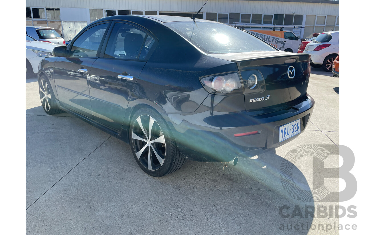 2/2008 Mazda Mazda3 MAXX Sport BK MY08 4d Sedan Black 2.0L
