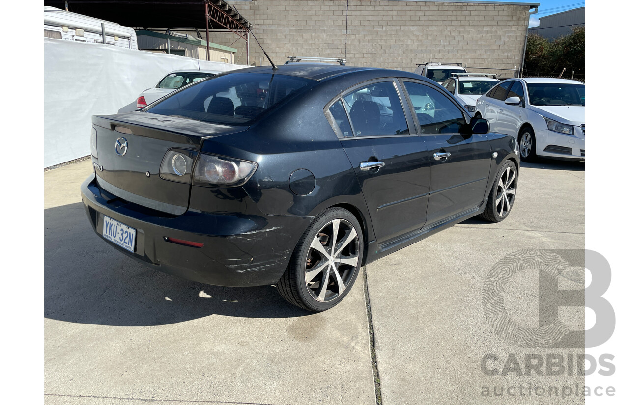 2/2008 Mazda Mazda3 MAXX Sport BK MY08 4d Sedan Black 2.0L