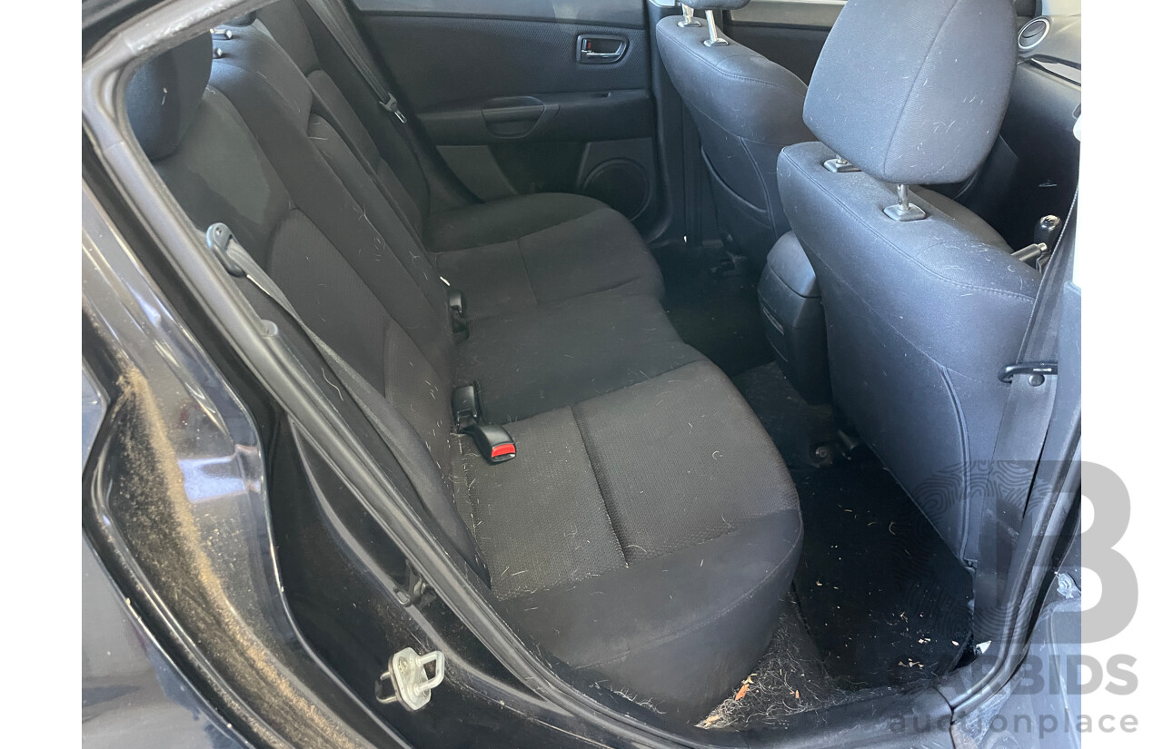2/2008 Mazda Mazda3 MAXX Sport BK MY08 4d Sedan Black 2.0L