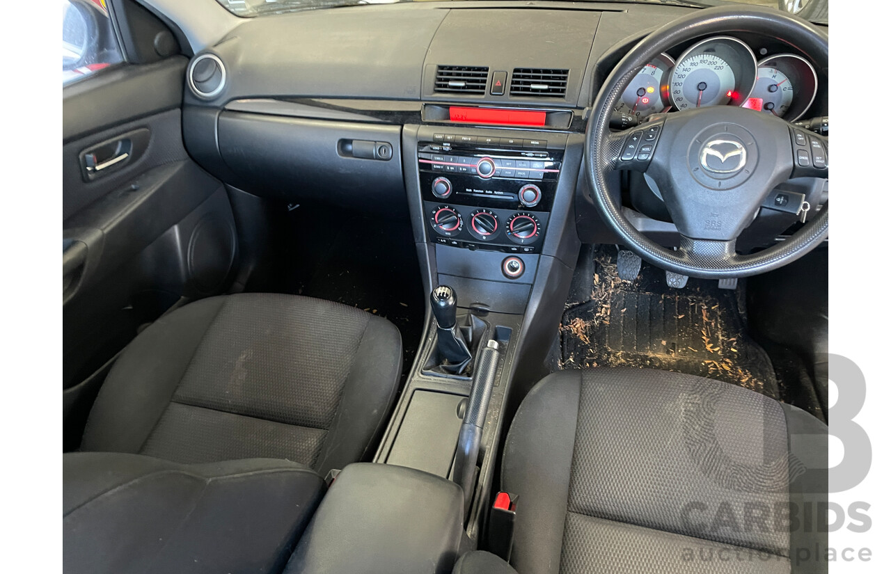 2/2008 Mazda Mazda3 MAXX Sport BK MY08 4d Sedan Black 2.0L