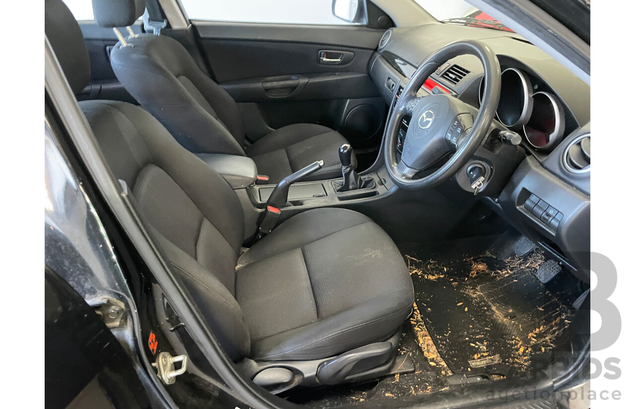 2/2008 Mazda Mazda3 MAXX Sport BK MY08 4d Sedan Black 2.0L