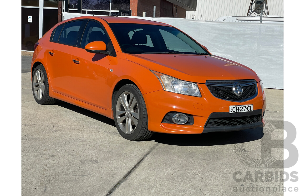 7/2013 Holden Cruze SRi V JH MY14 5d Hatchback Orange 1.6L
