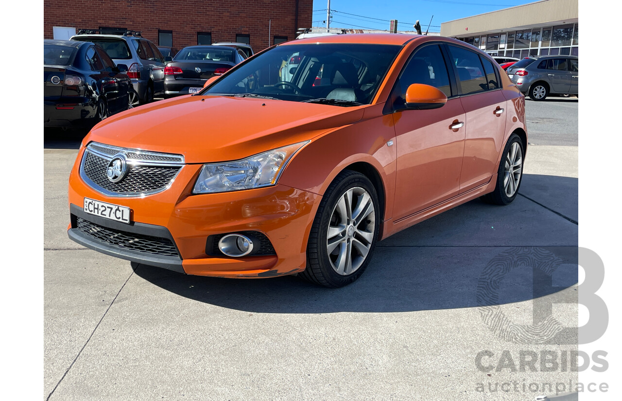 7/2013 Holden Cruze SRi V JH MY14 5d Hatchback Orange 1.6L