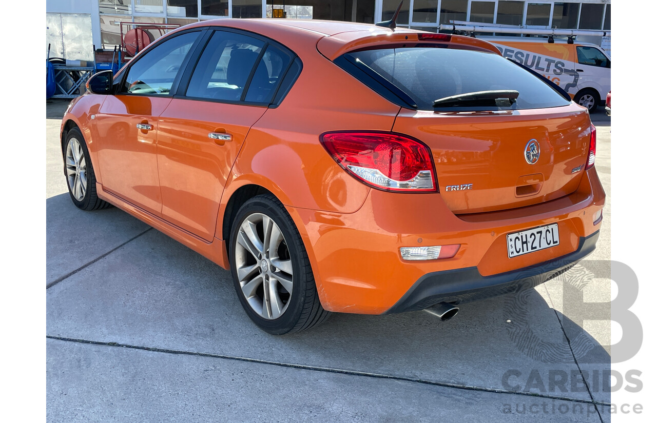 7/2013 Holden Cruze SRi V JH MY14 5d Hatchback Orange 1.6L