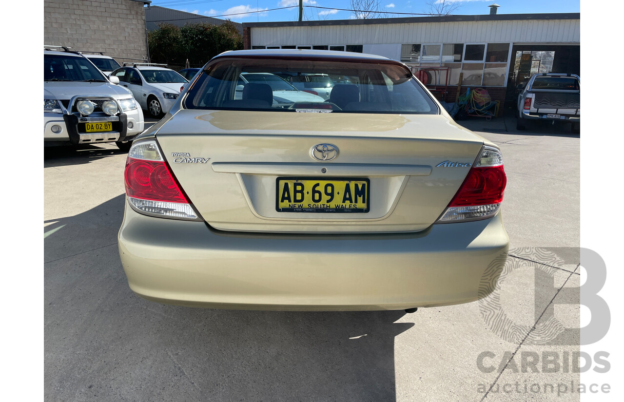 11/2004 Toyota Camry Altise ACV36R 4d Sedan Gold 2.4L