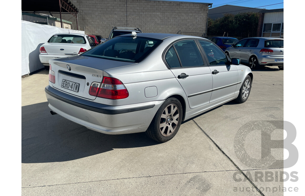 8/2002 BMW 318i Executive E46 4d Sedan Silver 2.0L