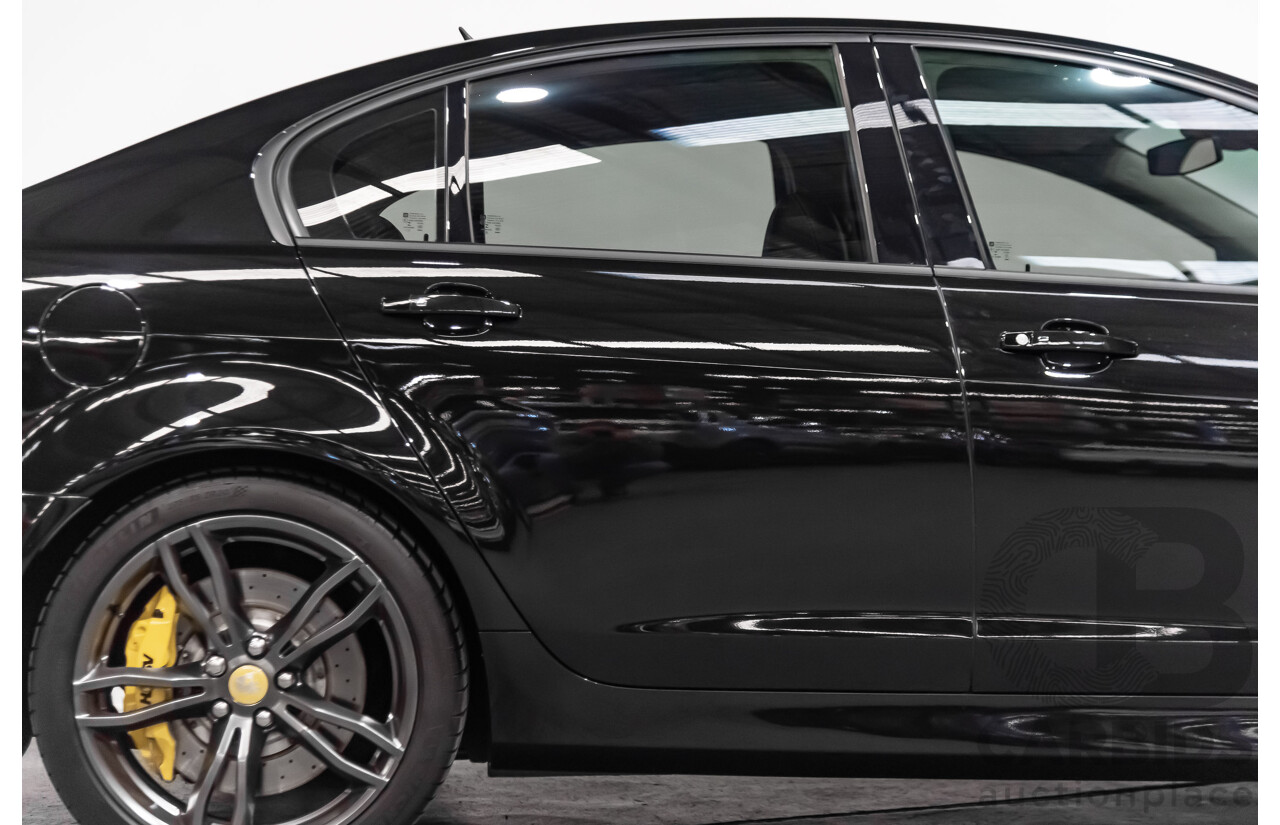 8/2015 Holden Hsv GTS  GEN F MY15 4d Sedan Black LSA 6.2L Supercharged V8