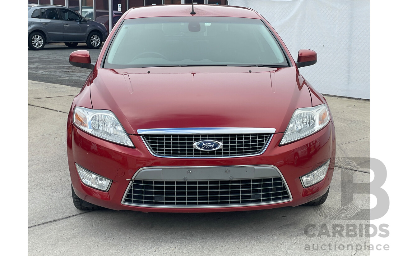8/2009 Ford Mondeo Zetec MB 5d Hatchback Red 2.0L