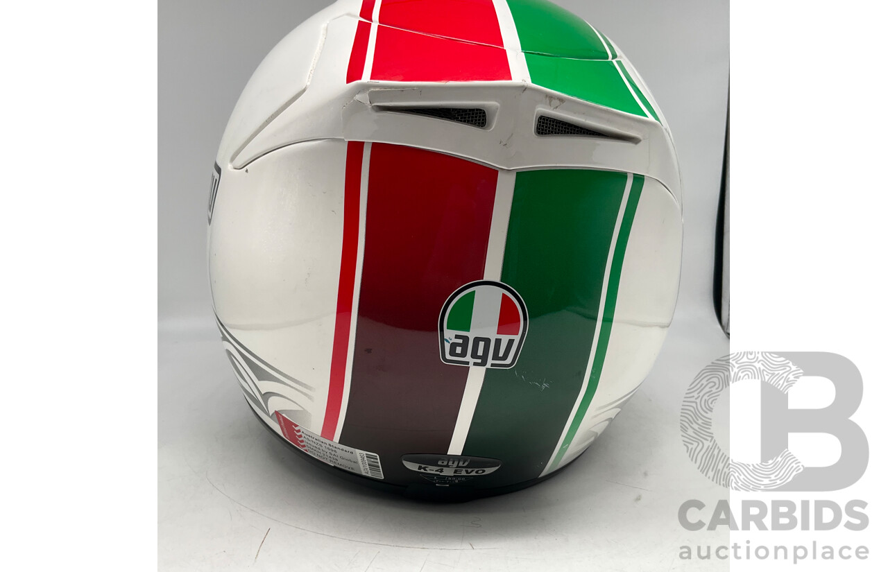 AGV K4 Evo Helmet ORP$449 Lot 1479401 CARBIDS