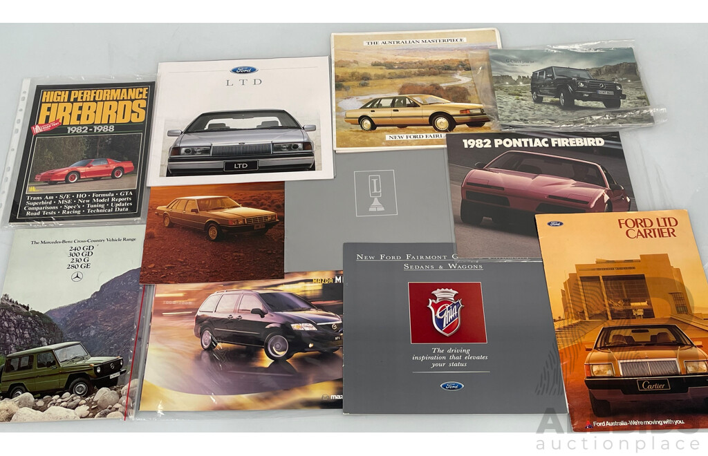 Collection of Automotive Car Brochures - Lot 1483006 | ALLBIDS