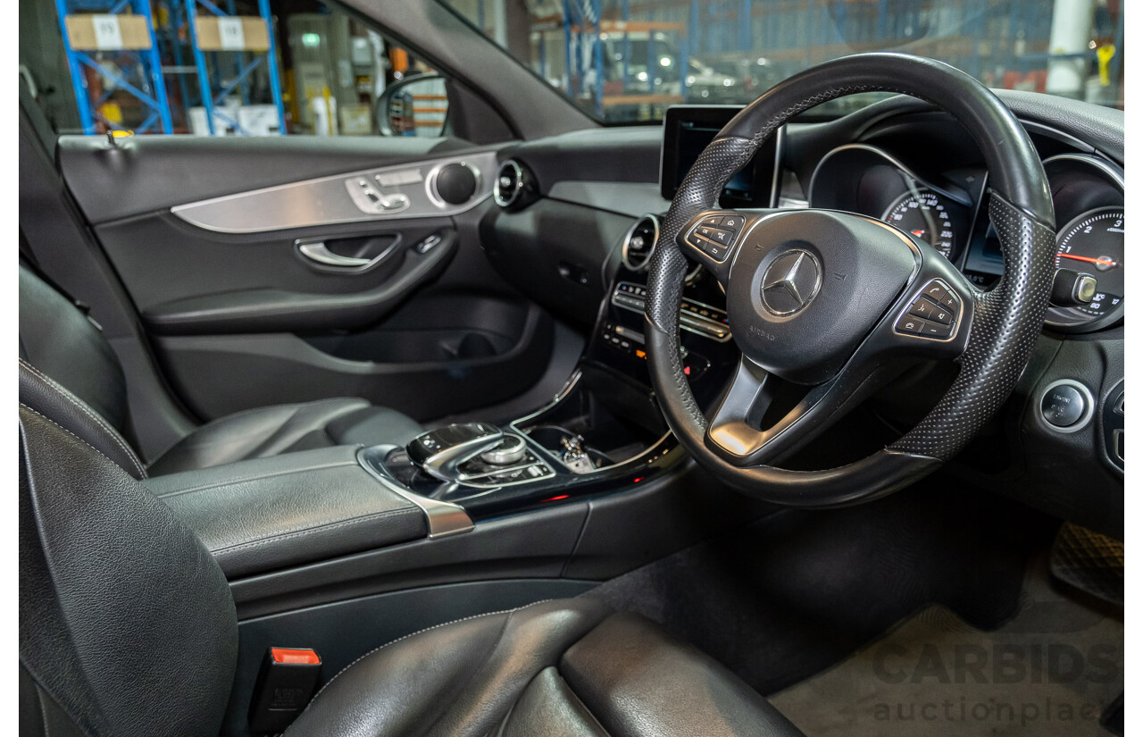 9/2015 Mercedes-Benz C250d W205 MY16 4d Sedan Palladium Silver Metallic Turbo Diesel 2.1L